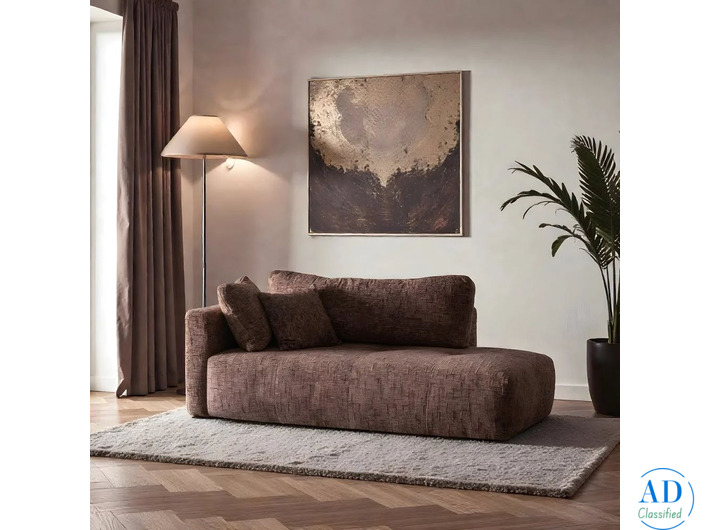 Mocha Chaise Sofa