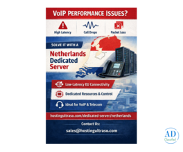 VoIP Dedicated Server – Netherlands Infrastructure for Carrier-Grade Performance