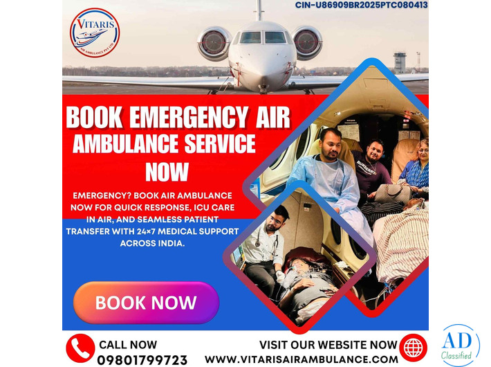 BOOK AIR AMBULANCE SERVICE NOW