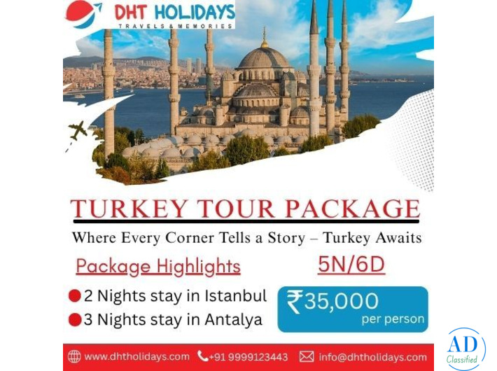 5 Nights 6 Days Turkey Tour Package