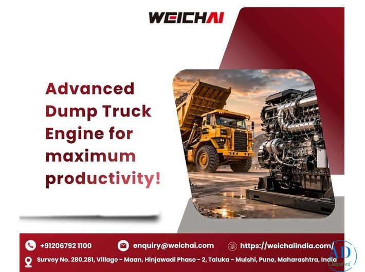 Durable Dump Truck Engine for Heavy-Duty Use