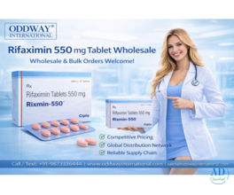 Buy Rifaximin 550 mg Tablet Online UK | Wholesale Antibiotic Supplier