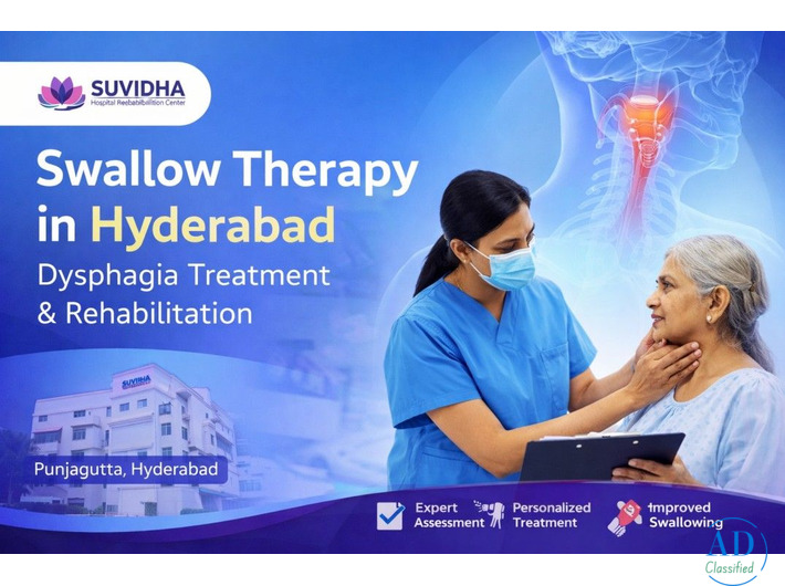 Swallow Therapy in Hyderabad | Dysphagia Treatment at Suvidha Hospital