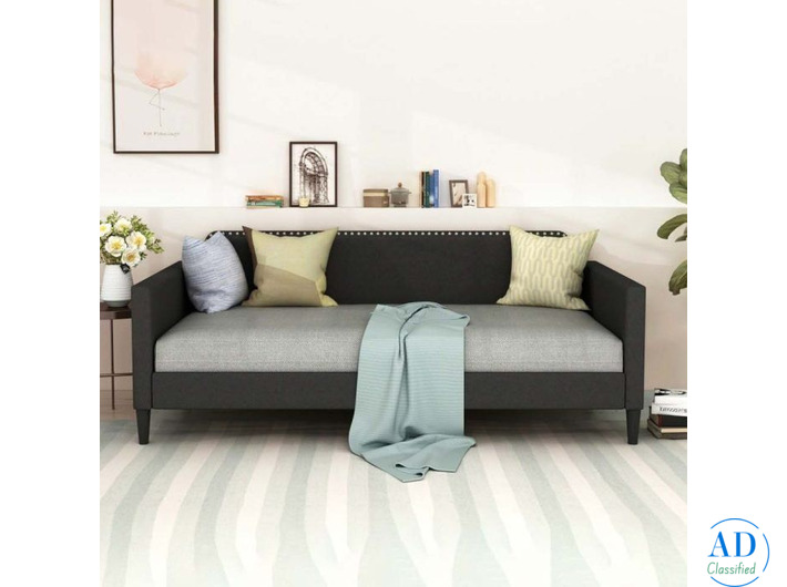 Mid Century Velvet Daybed