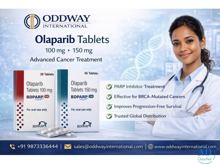 Buy Olaparib  mg | Fast Delivery from India to Nigeria | Oddway International