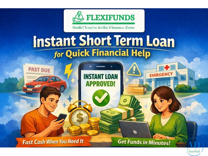 Instant Short Term Loan for Quick Financial Help