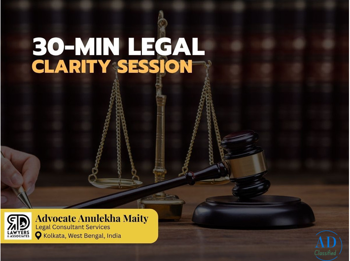 Advocate Anulekha Maity - 30-Min Legal Clarity Session - ₹500 Only