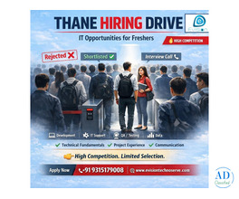 Thane Hiring Drive — IT Opportunities for Freshers - EvisionTechnoserve