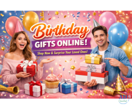 Birthday Flowers and Cake Delhi