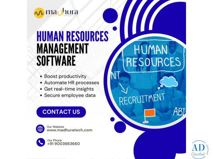 Custom Human Resources Management Software – Madhura Technologies, Coimbatore