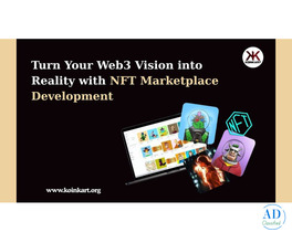 Turn Your Web3 Vision into Reality with NFT Marketplace Development