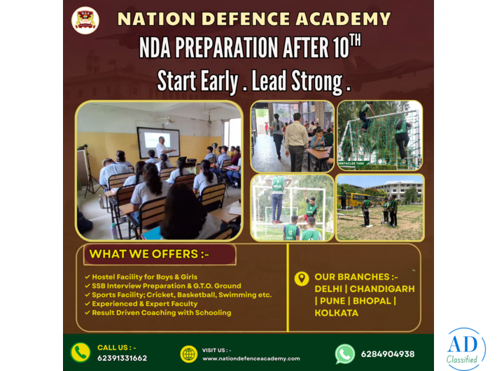Nda Preparation After 10Th In Pune