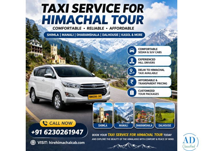 Affordable Taxi Service for Himachal Tour | Book Now