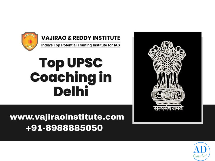 Top UPSC Coaching in Delhi  - Vajirao and Reddy Institute