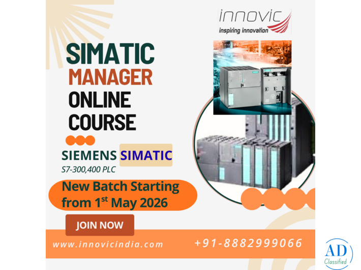 Siemens SIMATIC Manager  Onlne Training Starts on 1st may