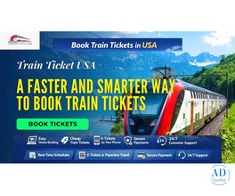 Book Affordable Train Tickets USA Online