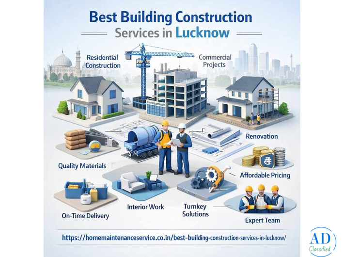 Best Building Construction Services in Lucknow – Build Your Dream Home with Trusted Experts