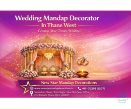 Expert Wedding Mandap Decorator Thane West | New Star Decorations