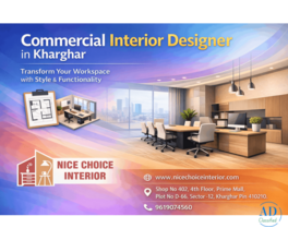 Transform Your Business Space with a Professional Commercial Interior Designer in Kharghar
