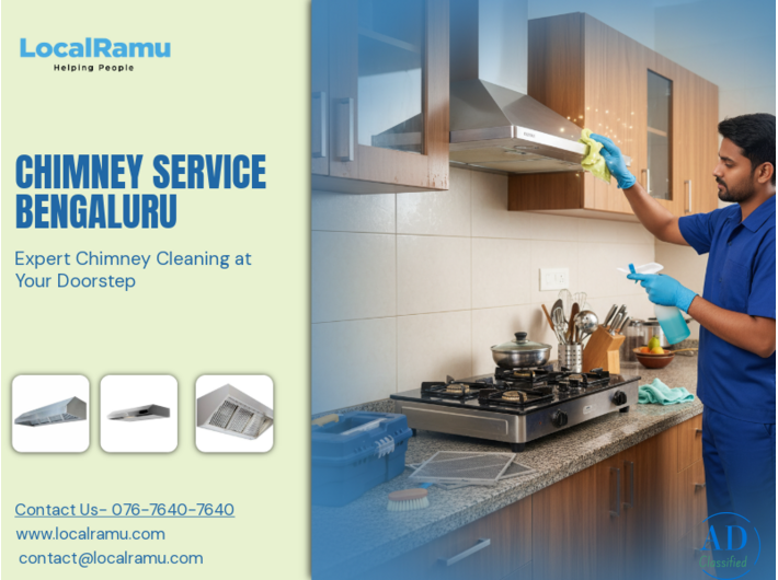 Smoke free Kitchen Starts Here LocalRamu Chimney Repair Service in Bengaluru