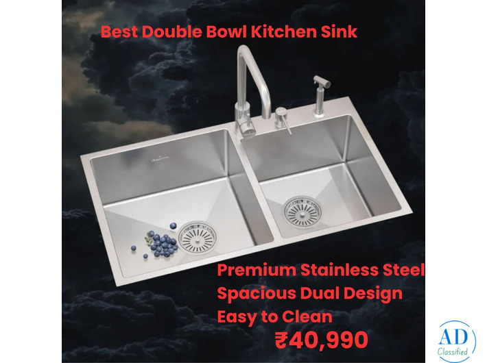 Buy Best Double Bowl Kitchen Sink Online in India