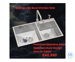 Buy Best Double Bowl Kitchen Sink Online in India