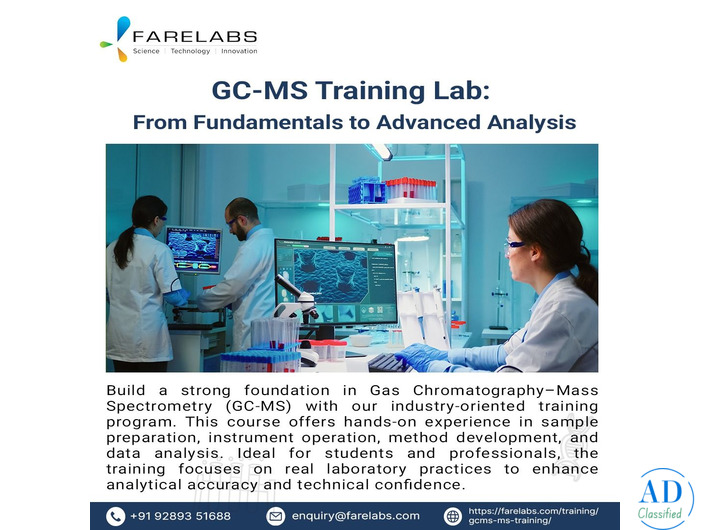 Master GC-MS with Practical Lab Training in Gurgaon