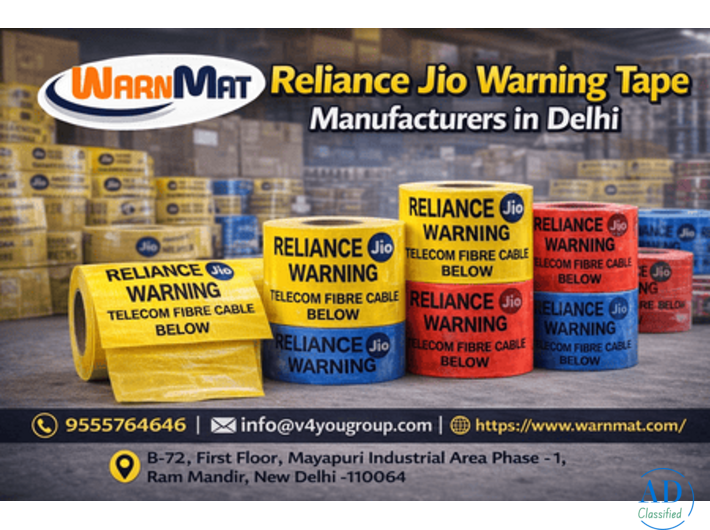 Reliance Jio Warning Tape Manufacturers in Delhi