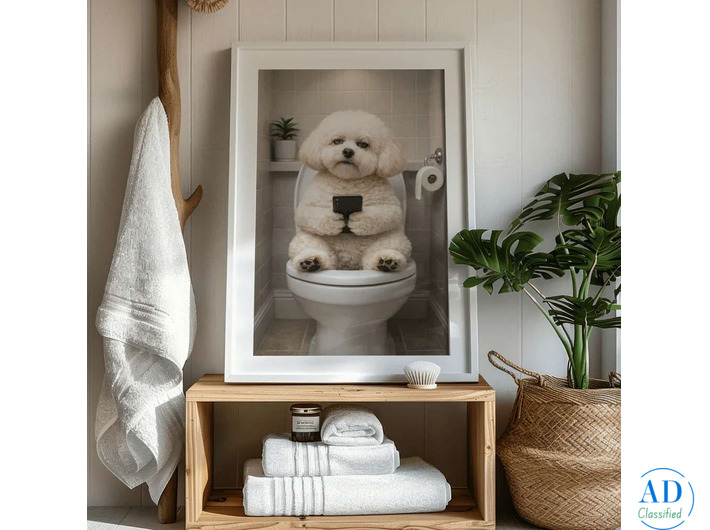 Funny Animal Bathroom Art Prints – Unique & Humorous Wall Decor for Your Bathroom