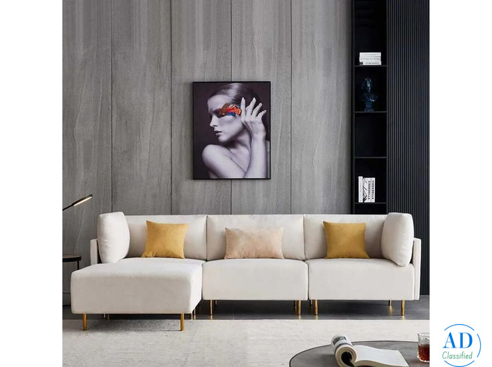 Govea Sleek And Stylish 4 Seater Sectional Sofa