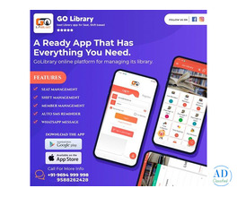 Golibrary – Digital Library Management App with Smart Seat Management