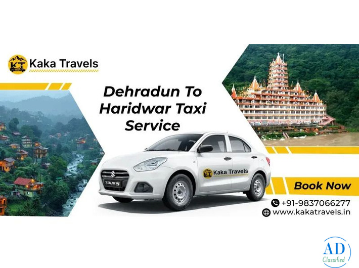 Dehradun to Haridwar Taxi Service for Comfortable Intercity Travel