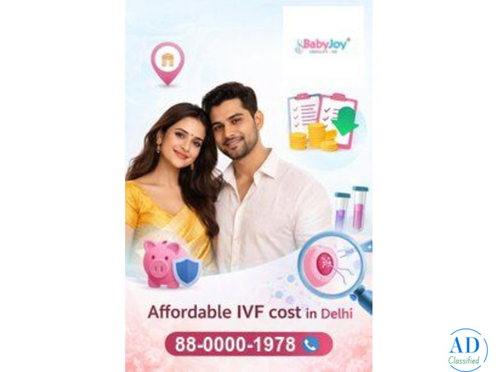 Affordable IVF Cost in Delhi Book Now – Baby Joy IVF