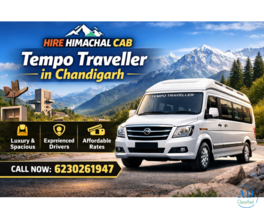 Book Tempo Traveller in Chandigarh at Best Price