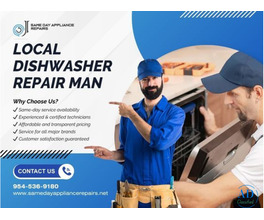 Trusted Local Dishwasher Repair Man Near You – Same Day Service