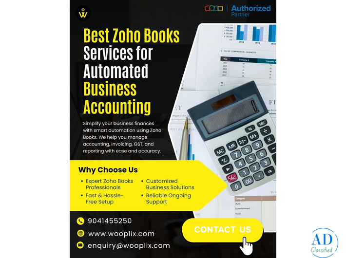 Best Zoho Books Services for Automated Business Accounting