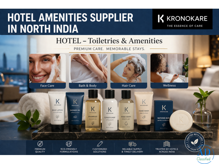 Hotel toiletries supplier in Delhi NCR