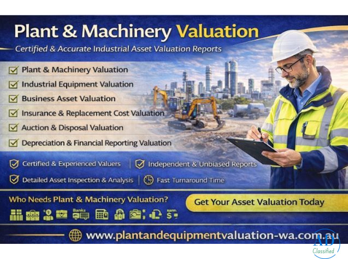 Plant & Machinery Valuation – Certified & Accurate Asset Reports