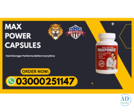 Max Power Capsules in Islamabad Pakistan