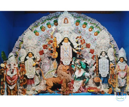 Fiberglass Bengali Maa Durga Idol for Sale