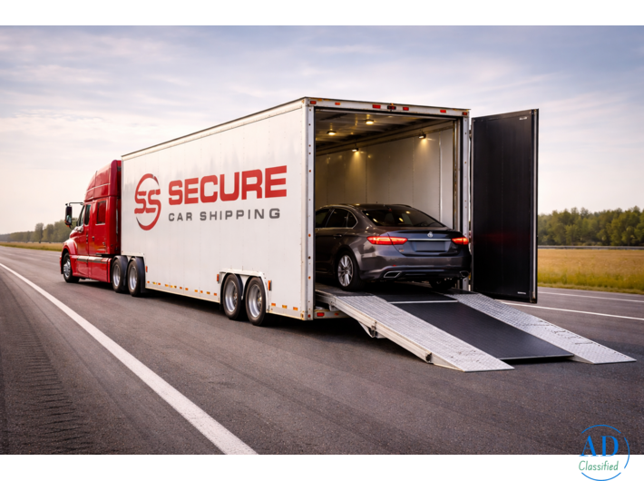 Enclosed car shipping