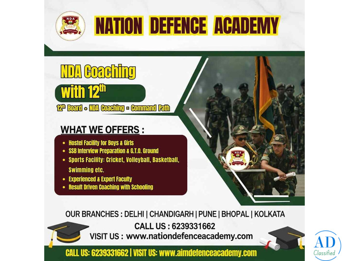 NDA Career Path with 12th Coaching in Pune – Enroll Today
