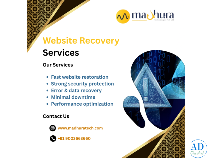 Modern Website Recovery Solutions in Coimbatore – Madhura Technologies