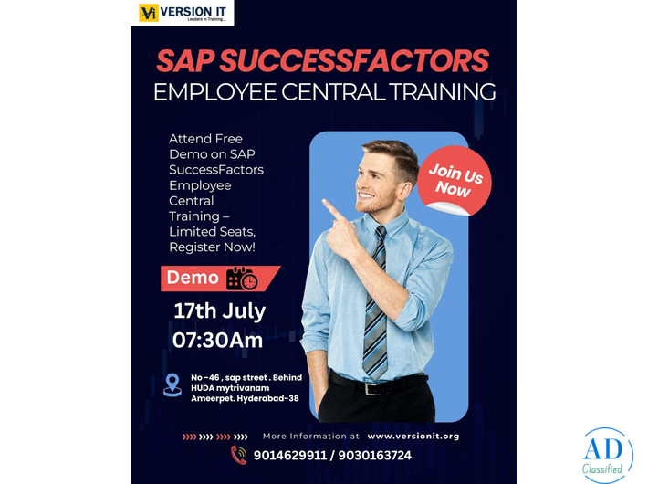 SAP SuccessFactors Employee Central Training in Hyderabad