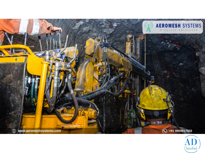 Private Wireless Network for Mines Supporting Continuous Data Flow Across Industrial Zones