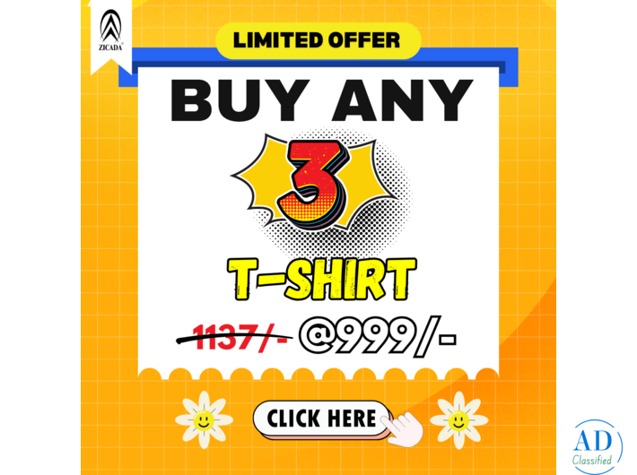 Printed T-shirt for women, at just 999/- by Zicada