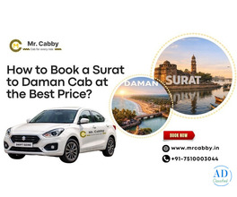 Book Surat to Daman Cab Service fare @ Rs. 12/Km - Mr. Cabby