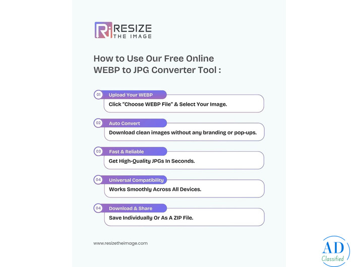 Simple Online Image Converter | WEBP to JPG Converter