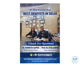 Dr Shweta & Dr Atul, Best Dentists in Delhi, from Kamniyata Dental Solution