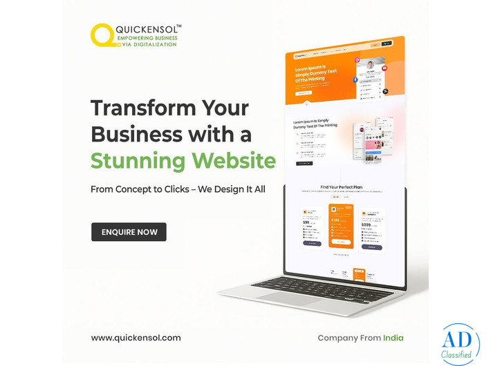 Crafting Stunning Websites That Perform | Quickensol
